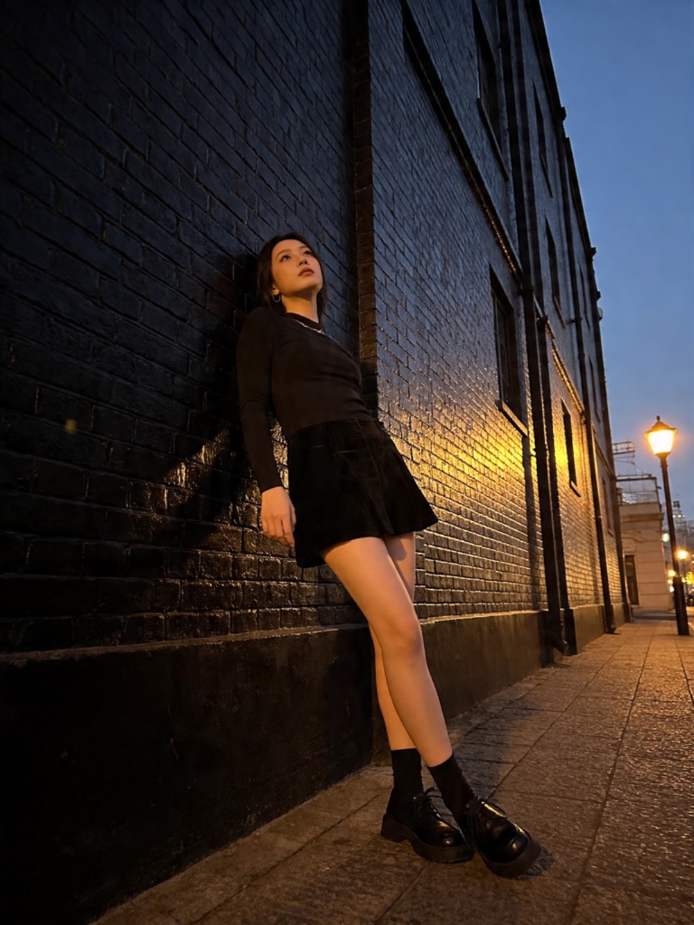 Black Velvet Mini Skirt - Sleek Women's A-Line